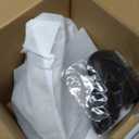 SUSTEAS Stove Top Whistling Tea Kettle - Food Grade Stainless Steel Teakettle Teapot with Cool Touch Ergonomic Handle, With 1 Silicone Pinch Mitt Included, 2.64 Quart(BLACK)