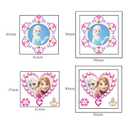 2 x 20PCS Cute Frozen Temporary Tattoos Stickers Cute Cartoon Waterproof Temporary Tattoos Stickers, Reward Supplies,Birthday Party Halloween and Christmas Surprise Decoration Supplies