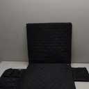 Heated Seat Cushion, 16inch Heated Stadium Seat Chair Pad with Back Support and 3 Level Heating, Portable Heating Seat Cover for Home Office Chair Sports Events Outing Travelling, Black