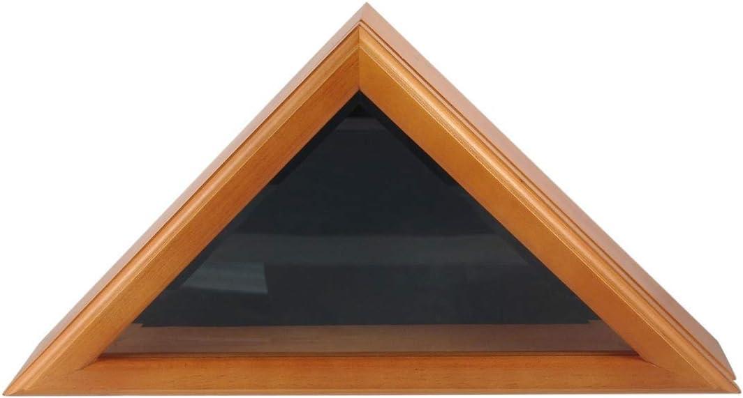 Officers Flag and Display Case, 3 by 5-Feet, Oak