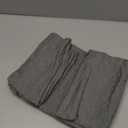 PAVILIA Travel Blanket Airplane Compact with Bag, Soft Packable Plane Blanket Kids Adults, Portable Camping Flight Essentials, Travelers Gifts Accessories, Luggage Backpack Strap, 65x40 Gray