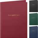 The Gallery Collection, 25 Count, Burgundy, Tax Return Pocket Folders, Gold Foil Stamped, for Tax Professionals (9 x 12)