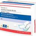 Cardinal Health Quilted Adult Briefs, Wings Super with BreatheEasy Technology, Maximum Absorbency, XX-Large, Bag of 12