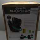 Evenflo Revolve360 Slim 2-in-1 Rotational Car Seat with Quick Clean Cover (Salem Black)