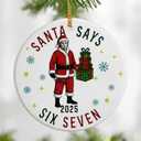Six Seven Christmas Ornaments 2025 | Michael Myer Horror Ornament | Funny 67 Meme Ornament | 67 Gifts | Trending Ornaments | Christmas Decor | Gen Z Alpha Xmas Gift