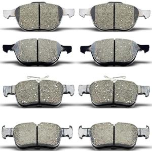 D1044 D1665 Front Rear Ceramic Brake Pads Set 8pcs Fit For 2017 2018 2019 Ford Escape 2.5L/FWD And With 1.5L