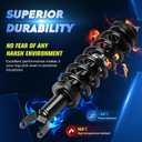 Front Strut Shock Assembly for Dodge Ram 1500 4WD 2009-2010, Ram 1500 4WD 2011-2018, Replace 172292, Left & Right, 2PCS