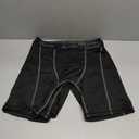 Runhit Compression Shorts Men Underwear Spandex Running Shorts Workout Athletic 3 Pack Black XL