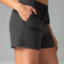 Colorfulkoala Womens Mid-Rise Casual Shorts with Adjustable Waistband 4 Pockets 3.5" Inseam for Lounge Running Strolling