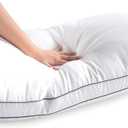 LANE LINEN Bed Pillows Standard Size Pack of 12-20"x26" Medium Firm Down Alternative Bulk Pillows for Sleeping, Hotel Quality Back Stomach or Side Sleeper Pillow, Cooling Soft Easy Care - White