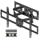 USX MOUNT Full Motion TV Mount for 37-86 Inch Flat Screen TVs up to 120 lbs, Swivel TV Wall Mount Bracket Dual Articulating Arms, Tool-Free Tilt Max Vesa 600x400mm, for 8-16 in Wood Studs (Full Motion 37-86) 
XML028-K