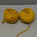 3 Pack Plush Chenille Chunky Yarn 100g (49.2yd) - Fluffy Velvet Yarn Crochet for Blanket Knitting and Crocheting - Baby Yarns for Crocheting Soft - Amigurumi Yarns (Turmeric)