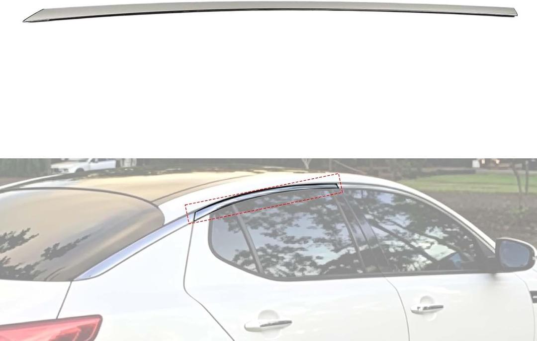 83860-2T000 Rear Right Door Frame Molding Trim Compatible with Kia Optima 2011-2015 Replace 838602T000 Passenger Side Upper Door Panel Trim Chrome