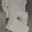 Qiqee 60-Packs Cupcake Boxes Auto-pop up Individual Cupcake Container White 3.5" x 3.5" x 3.5" Single Cupcake Boxes