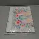 Striped Bunny Rabbit Ears Flower Easter Eggs Table Runner Spring Holiday Kitchen Dining Table Decoration for Indoor Outdoor Party Decor 13 x 90 Inch (Red)