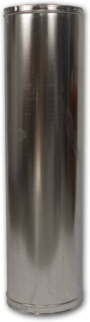 Comfort Flame Section Double Wall Wood Burning Pipe for Fireplace, 48-Inch