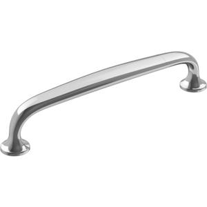 Amerock | Cabinet Pull | Polished Chrome | 5-1/16 inch (128 mm) Center-to-Center | Renown | 1 Pack | Drawer Pull | Cabinet Handle | Cabinet Hardware