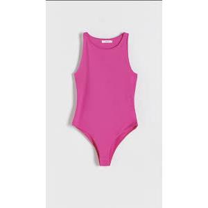 MANGOPOP Tank Top Crewneck Bodysuits for Women Sleeveless Bodysuit Basic XL