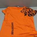 SweatyRocks Boy's Letter Print T Shirts Crew Neck Short Sleeve Graphic Tees Tops (Orange, Size: 14 Years)