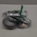 Ionic Salon Hair Dryer with 3 Attachments, 1600W Professional Blow Dryer with 110000RPM High Speed Brushless Motor for Fast Drying, Lightweight, Low Noise, Locking Function, Dark Gray