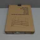 ISusaid 3-Tier Medicine Organizer for Cabinet, Foldable Medicine Storage Box with Clear Cover and Leather Handle, Empty First Aid Kit for Home and Travel