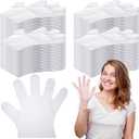 Hoolerry 2000 Pcs Disposable Plastic Gloves for Cooking Food Prep Clear Service Safe Kitchen Gloves for Food Handling Household Cleaning Party Celebration, One Size Fits Most