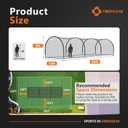 ORIENGEAR Baseball Batting Cage Baseball and Softbal Batting Cages for Backyard, Hitting Training Equipment, Backyard Hitting and Pitching Practice Net, 30 x 13 x 9 ft