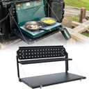 Tailgate Table and Molle Panel Fit for 2021 2022 2023 2024 2025 Ford Bronco 2/4 Door Foldable Double-Layer Cargo Shelf, 24 inches x 0.8 inches x 15 inches