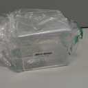 HBlife Acrylic Tissue Box Holder & Cover Clear Rectangular with Magnetic Bottom, Multi-Use Dryer Sheet & Mask Case Organizer for Bathroom, Car, Office, Table - 9.84 x 5.02 x 3.54 Inches (Rectangle)