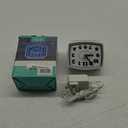 Equity 33100 Electric Silent Analog Alarm Clock with Lighted Dial