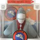 TOPGUM Biter Pilot Airplane Teething Toy 100% Natural Havea Rubber