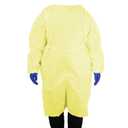 Disposable Isolation Gowns 10-Pack (Size L, Yellow)