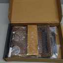 Desktop Black Glass Dry Erase Whiteboard with Reversible Wood Stand, Small Portable White Board Easel for Desk, Reusable Desk Notepad 9.5"x6.7" for Office, Home, School, Marker&Eraser Included, Yeoux