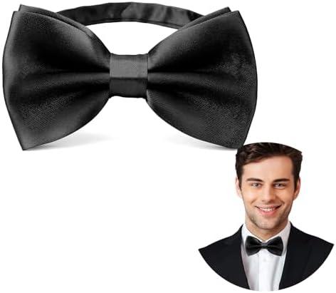 Pack of 3, Yetuab Men's Pre Tied Adjustable Bow Ties for Men Women Boys Necktie Bow Tie Wedding Party Concerts