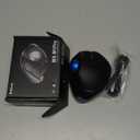 MAM1 Pro Wireless Trackball Mouse, Ergonomic Bluetooth Rechargeable Computer Mouse, Backlit Rollerball Thumb mice with 5 Level DPI, Adjustable Angle, 3 Devices Connection for PC, Windows - Blue Ball