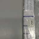 White Tension Curtain Rod for Windows 28 to 48 inch, Adjustable Expandable Pressure Spring Curtain Rod No Drilling, 7/8" Curtain Rod for Bedroom Doorway Closet Door