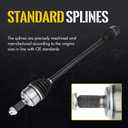KUSATEC CV Axle Shaft Assembly Compatible with Honda Accord 2003-2007, Front Right side, 2.4L L4, Replace# 66-4218