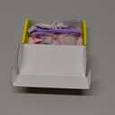 Kids Blue Light Blocking Glasses 2 Pack, Anti Eyestrain & UV Protection, Computer Gaming TV Phone Glasses for Boys Girls Age 3-9 (Transparent Purple+ Transparent Pink)