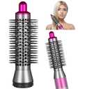 Small Round Volumizng Brush for Dyson Airwrap, 20MM Smaller Round Brush Compatible with Airwrap Styler for Adds Hair Body Shape Volume, Hair Volumizing Attachment Replacemet for NO.971893-01 (Rose)