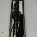 LANVIER 1.25 Inch Curling Iron, Extra Long Barrel 1 1/4 Inch Curling Iron for Long Hair up to 450F, Worldwide Dual Voltage Hair Curler for Traveling, Hair Waving Style Tool Black