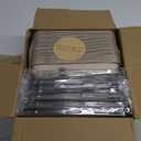 bloomoon 4 Compartment Paper Bowls with Lids, Food-Tray-Style 4 Compartment Catering Bowl with Lid, Disposable Lunch Tray for Food Services at Party, Restaurant, Food Court - 50 Bowls 50 Lids