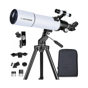 Telescope for Adults High Powered, 80mm Aperture 600mm AZ Mount Refractor Telescope for Kids Beginners - Portable Telescopes for Adults Astronomy with Backpack, Phone Adapter, Moon Filter