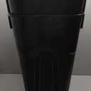 United Solutions 32 Gallon Wheeled Outdoor Garbage Can with Attached Snap Lock Lid and Heavy-Duty Handles, Black, Heavy-Duty Construction, Perfect Backyard, Deck, or Garage Trash Can, 2 Pack