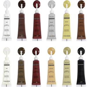 Wood Furniture Repair Kit-12 Colors Wood Filler, Repairs Scratch, Paint Peeling, Cracks, Holes. Suitable for Wood Furniture, Flooring, Cabinets, Tables, Chairs, Wooden Musical Instruments etc.