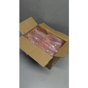 JLYLOL 12 Pcs Pink Plastic Champagne Flutes 6OZ Large Ribbed Champagne Glasses Toasting Glass Plastic Goblets for Parties Vintage Mimosa Bar Glasses Elegant Stemmed Drinking Cups for Wedding Bride