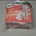 Genuine Joe Heavy/Medium Weight Plastic Spoon, White, 100 Count