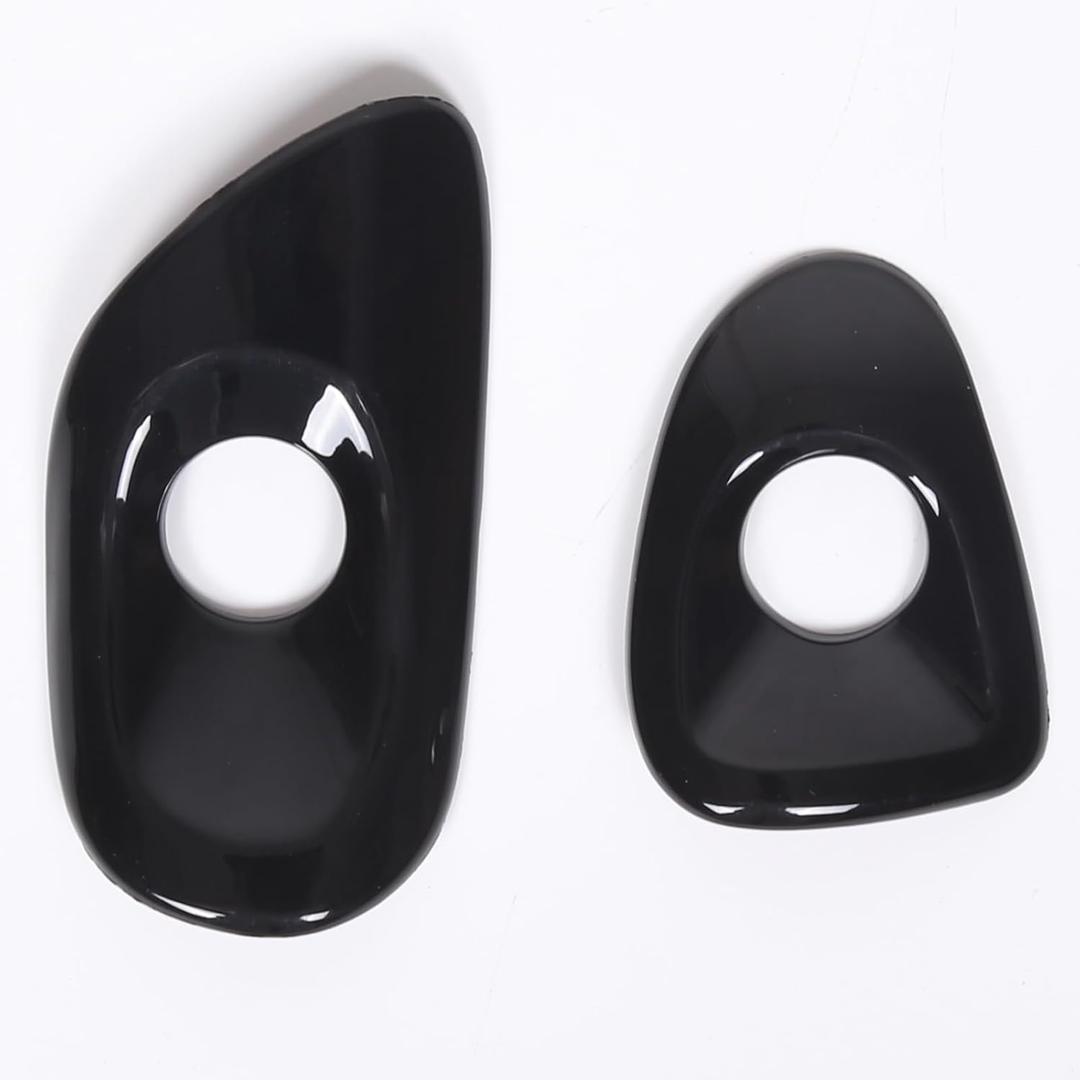 Door Lock Switch Button Frame Compatible with Chevy Corvette C6 2005-2013, Inner Door Push Button Trim, Door Release Switch Button Trim Cover Bezel Decoration Accessories, ABS (Glossy Black) Door Lock Switch Button Frame Compatible with Chevy Corvette C6 2005-2013, Inner Door Push Button Trim, Door Release Switch Button Trim Cover Bezel Decoration Accessories, ABS (Glossy Black)