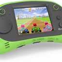 Handheld Games for Kids -16 Bit Retro Video Game with 220 HD Electronic Games - 2.5'' IPS Portable Travel Game Gifts for Boys Girls Ages 4-12 (Green)