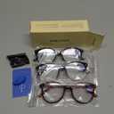 3 Pack Reading Glasses Spring Hinge Stylish Readers Black/Tortoise for Men and Women (3 Mix, 3.0)Medium