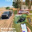 Air Tracker Tag Hidden Ultra Magnetic Finder for Vehicles, | No Monthly Fee | 5-Year Battery | Works with Apple Find My (iOS Only), for Car, Truck, Motorcycle, Equipment Single Black